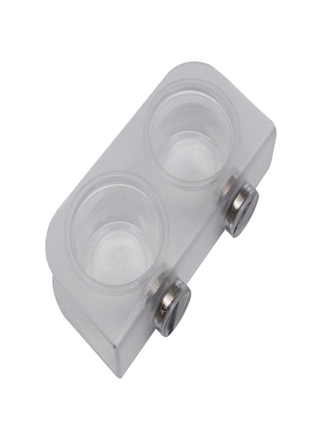 Abustle pig Magnetic Reptile Feeding Cups, Acrylic Gecko Feeding Ledge with 10 pcs Food Cups,Reptile Food and Water Dish Bowl for Geckos,Chameleon,Corn Snake,Iguana (F-2) - Image 3